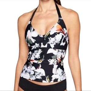 Athleta tankini halter top 32d/dd